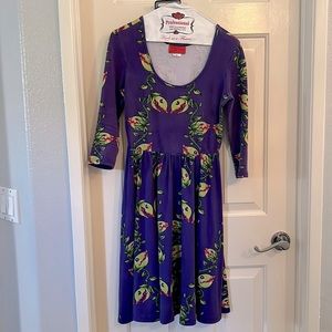 Deadly Dames Man-eating Fly Trap dress M